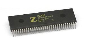 Le Zilog 80 l'un des processeurs utilisés dans l'Amstrad CPC ; MSX ; ZX Spectrum...